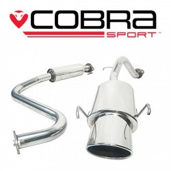 MG16 Cobra Sport MG ZR 1.4 & 1.8 (105/120/160) Cat Back System (Resonated), Cobra Sport, MG16